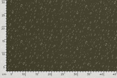Softshell v khaki barvě s fóliovým potiskem kapek 20449/027 (3)