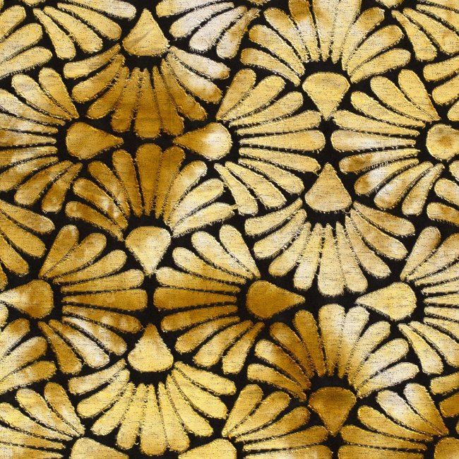 Úplet s batikovaným vzorem květinových ornamentů 14005/034