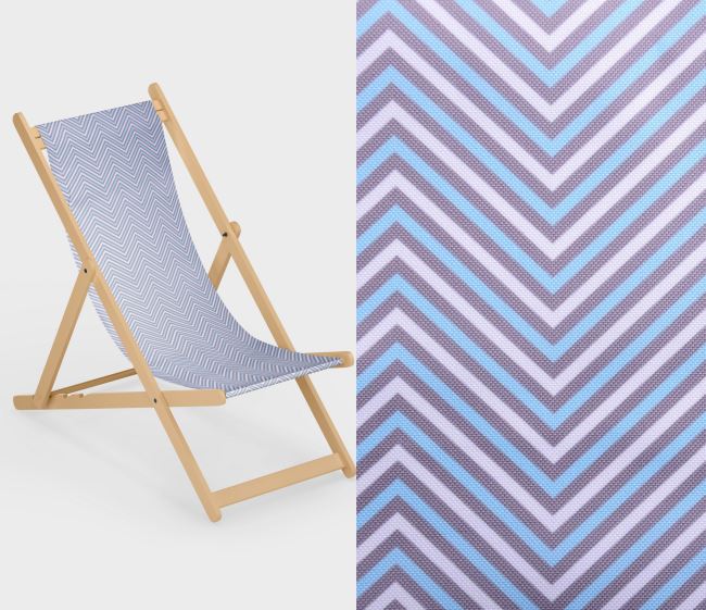Lehátkovina šíře 150 cm s potiskem geometrických tvarů LH35
