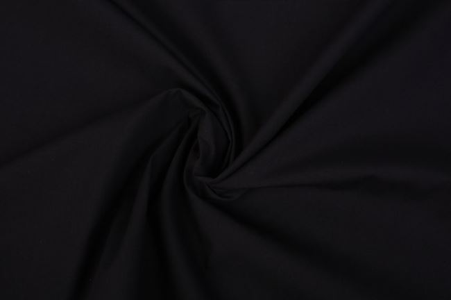 Černé bavlněné plátno L122