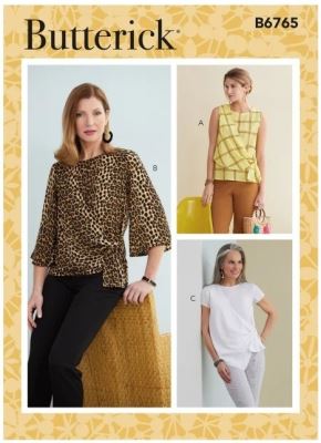 Střih Butterick na dámskou tuniku ve vel. 40-48 B6765-E5