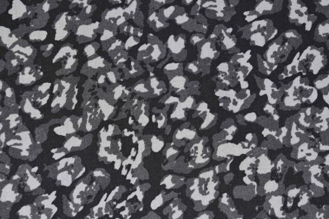Bavlněná halenkoviny s tmavým abstraktním potiskem A47