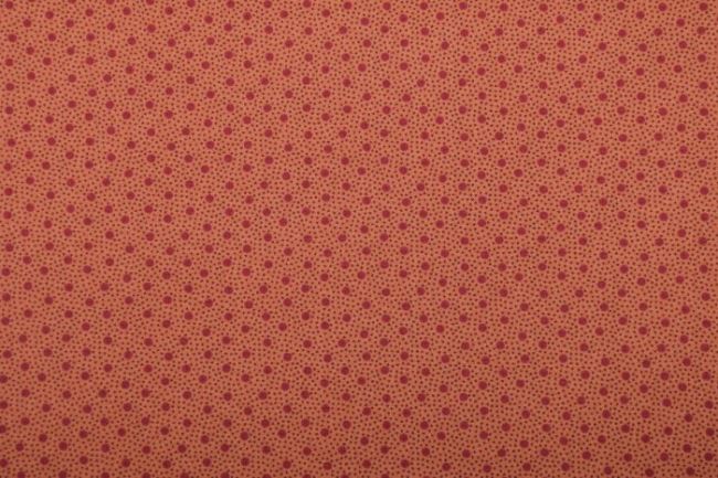 Americká bavlna na patchwork z kolekce Spice it up v rezaté barvě s puntíky 38056-14