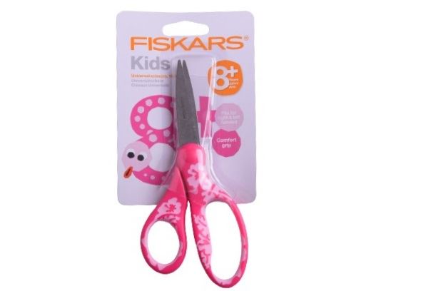 Dětské nůžky Fiskars s designem květin 15 cm 1027421
