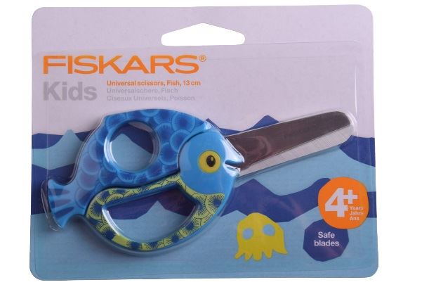 Dětské nůžky Fiskars s designem rybičky 13 cm 1003746