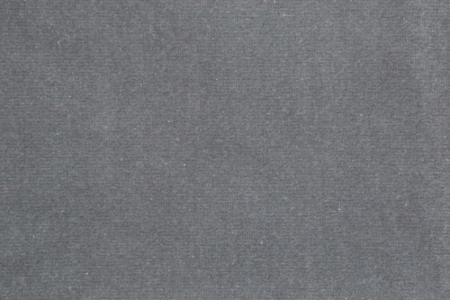 Dekorační samet v šedé barvě DS06