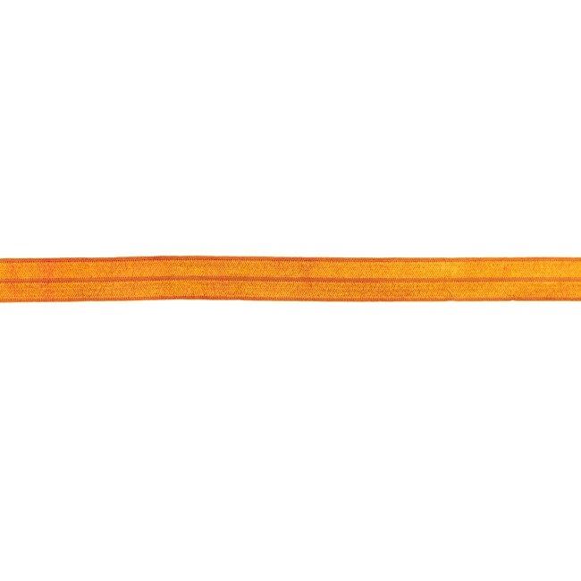 Lemovací gumička v tmavě zlaté barvě 1,5 cm široká 40583