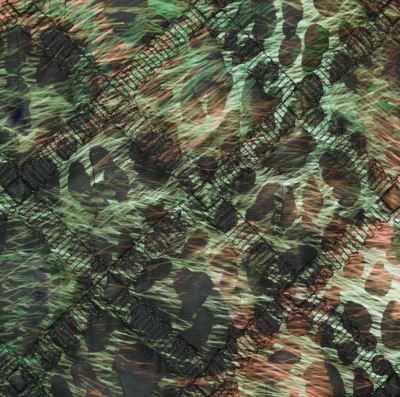 Prošev s abstraktním vzorem a ozdobným prošitím 20027/307