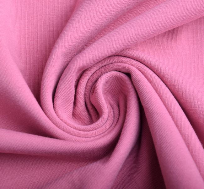 Bavlněný úplet v růžové barvě 186351