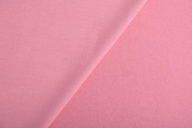 Bamubsová teplákovina French Terry v růžové barvě 0901/821