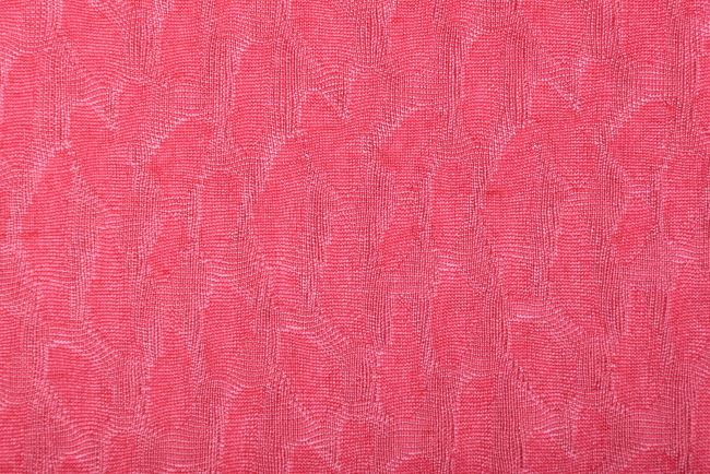 Úplet v růžové barvě s drobným abstraktním vzorem PAR190