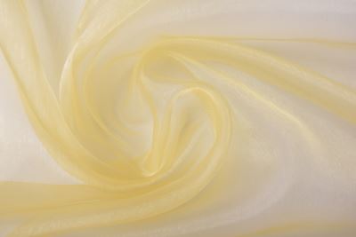 Organza ve světle žluté barvě 0400/580