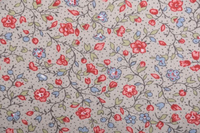 Americká bavlna na patchwork z kolekce Jardin de Fleurs od French General 13895-14