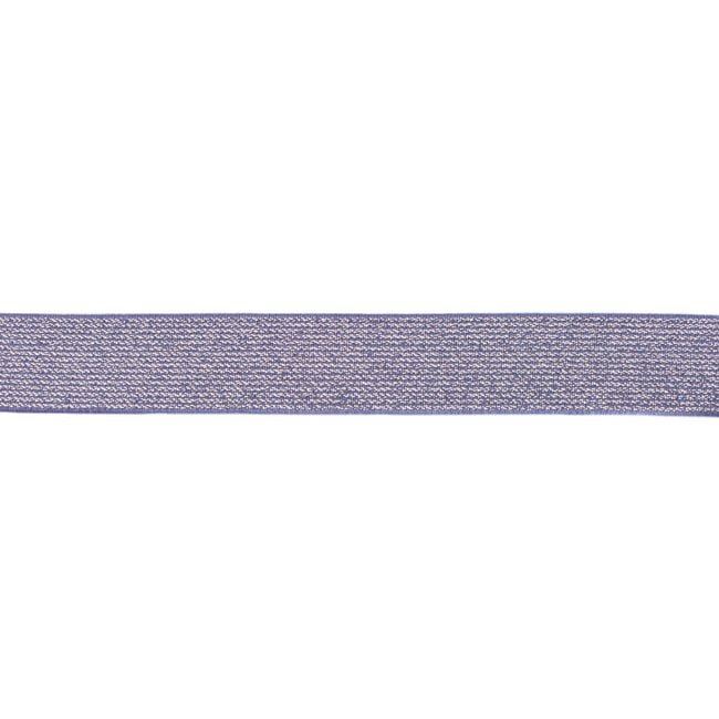Ozdobná modrá guma široká 2,5 cm 44261