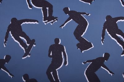 Softshell v modré barvě s digitálním klučičím potiskem 24443/007