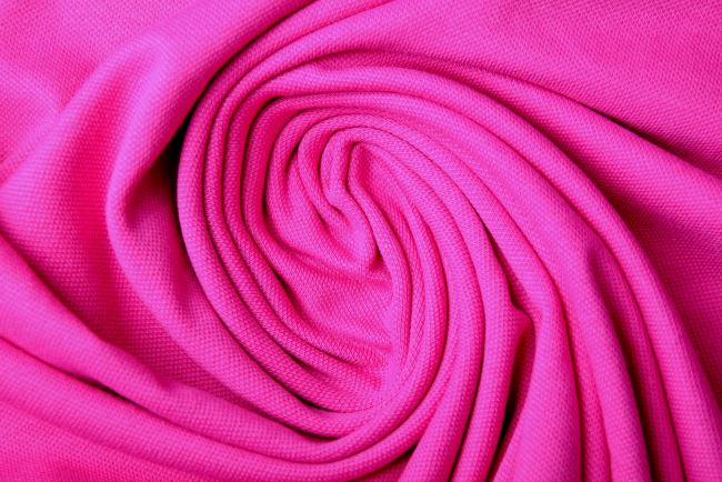 Bavlněný úplet v růžové barvě PAR215