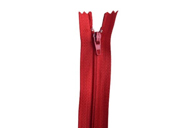 Spirálový zip v červené barvě 14 cm I-3C0-14-148