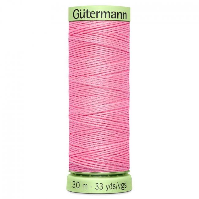 Extra silná šicí nit Gütermann v sytě růžové barvě J-758