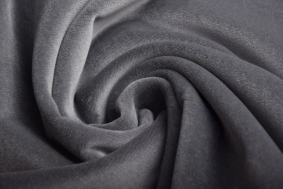 Dekorační samet v šedé barvě WO0397