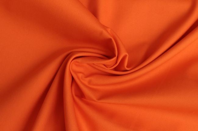 Bavlněný kepr v oranžové barvě 02888/036