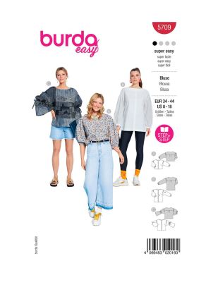 Střih na volné triko ve vel. 34-44 5709