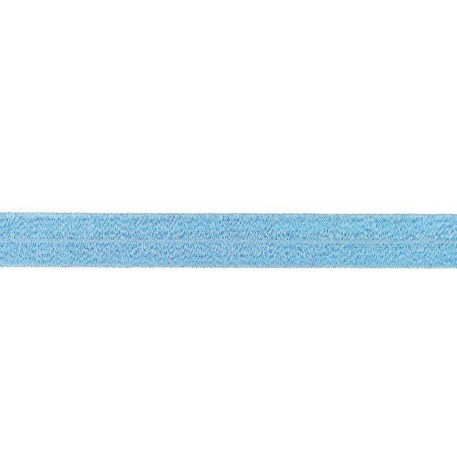 Lemovací pruženka ve světle modré barvě s leskem široká 2cm 32261