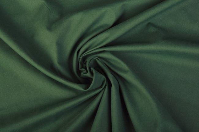 Bavlněné plátno v tmavě zelené barvě 03649/028