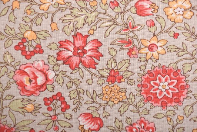 Americká bavlna na patchwork z kolekce Jardin de Fleurs od French General 13894-24