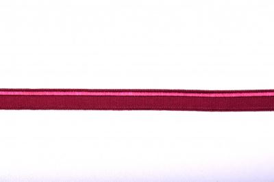 Lemovací pruženka v bordó barvě o šířce 1 cm 43619