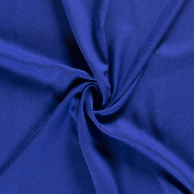 Viskózová látka v barvě královské modři 13536/005