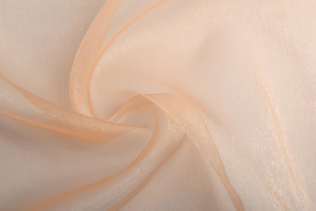 Organza v meruňkové barvě 0400/534