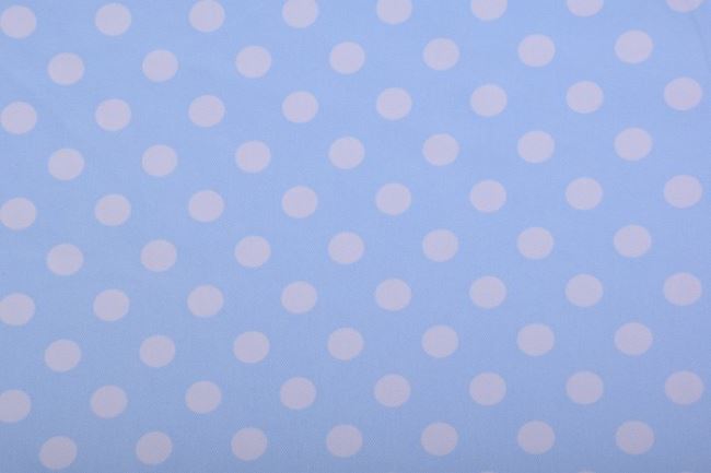 Džínovina v modré barvě s puntíky 8211/002