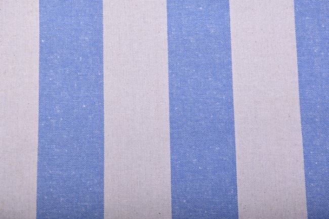 Kanvas se vzorem modro-béžových pruhů 04104/003