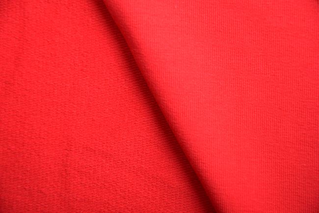 Teplákovina French Terry v červené barvě TG77137