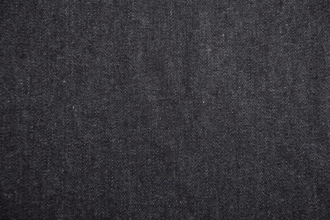 Košilová riflovina v černé barvě 00500/069