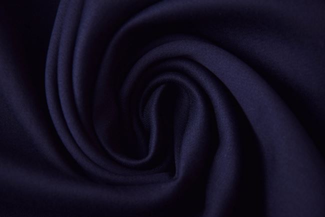 Elastická obleková látka v tmavě modré barvě MI88848/950