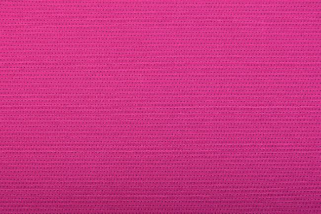 Úplet v sytě růžové barvě s tkaným vzorem puntíků PV5646