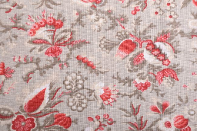 Americká bavlna na patchwork z kolekce Jardin de Fleurs od French General 13892-16
