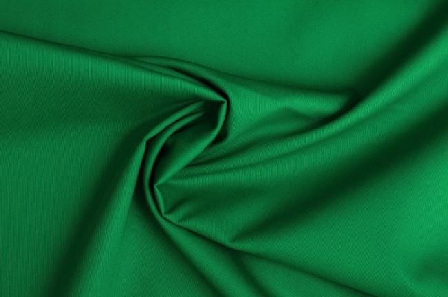 Bavlněný kepr v zelené barvě 02888/025