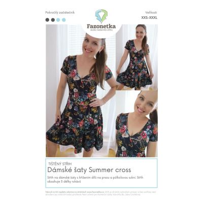Tištěný střih Fazonetka na dámské šaty Summer cross vel. XXS-XXXL FA027
