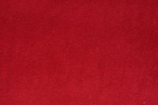 Dekorační samet v tmavě červené barvě DS11