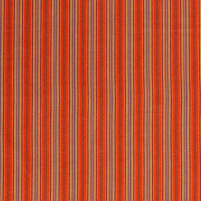 Indiánská látka s oranžovými tkanými ozdobnými pruhy 13152/017