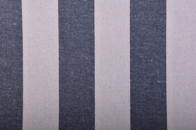 Kanvas se vzorem modro-béžových pruhů 04104/008