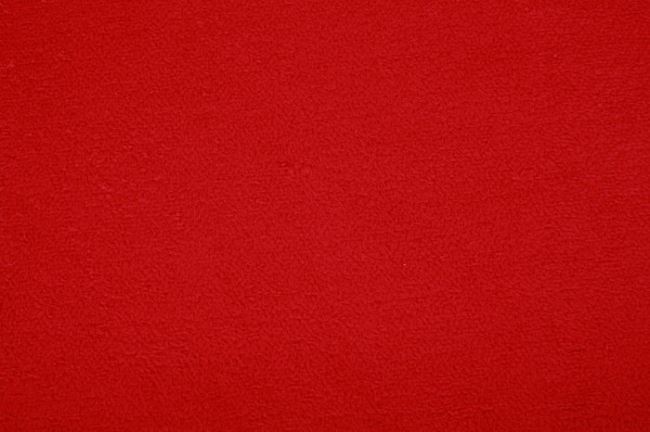 Fleece s chlupem v červené barvě 5337/015