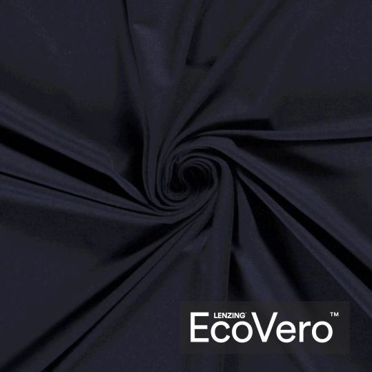 Viskózový úplet Eco Vero v námořnicky tmavě modré barvě 18500/008