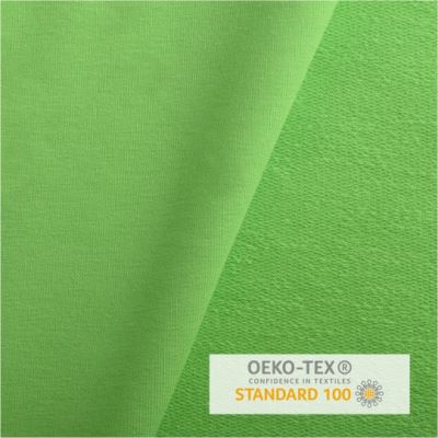 Teplákovina French Terry v hráškově zelené barvě RS0196/023R