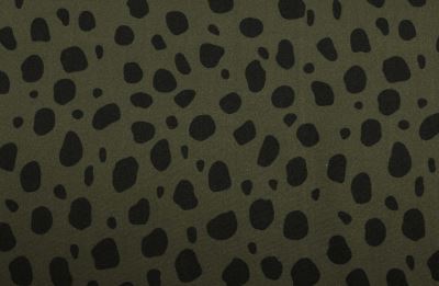 Softshell v tmavé khaki barvě s digitálním potiskem nepravidelných tvarů 24441/027