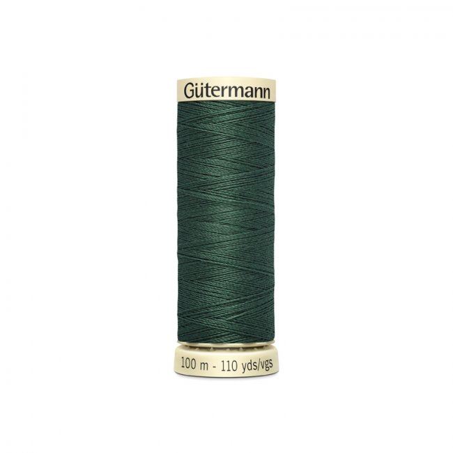 Univerzální šicí nit Gütermann v tmavě zelené barvě 302