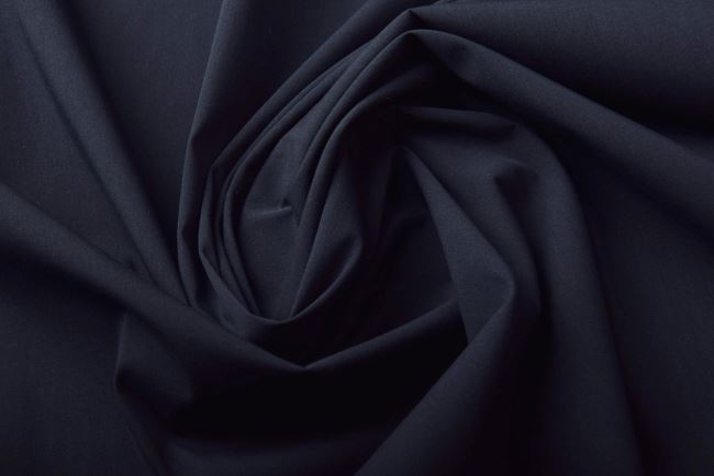 Strečová bavlna v tmavě modré barvě MI136