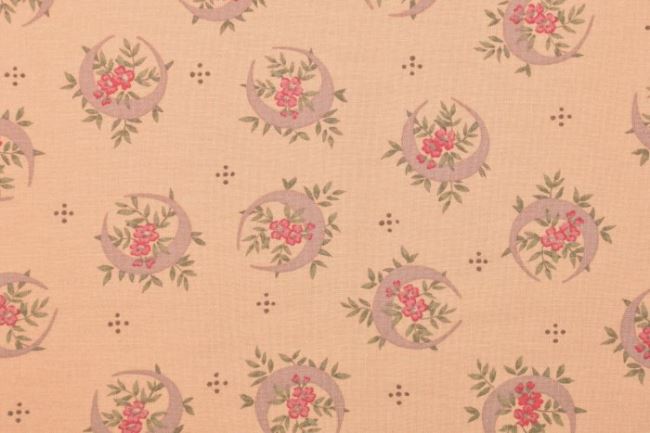Americká bavlna na patchwork s květy 199PYOPM/82